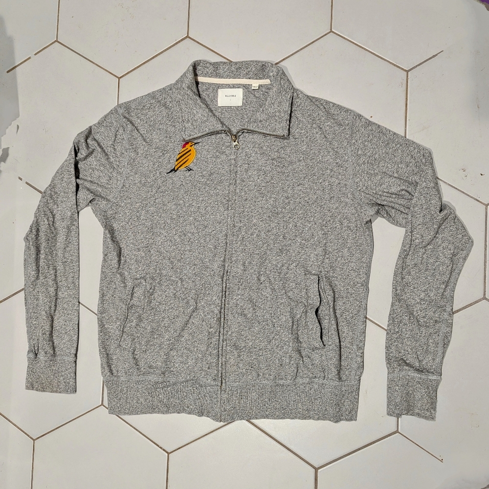 Billy Reid woodpecker patch cotton jacket